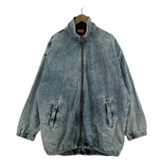 DIESEL/Denim jacket with Oval D/S/D-KRAP-S1