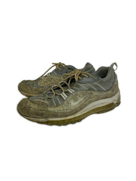 NIKE スニーカー Air Max 98 Supreme Snakeskin 27.5cm