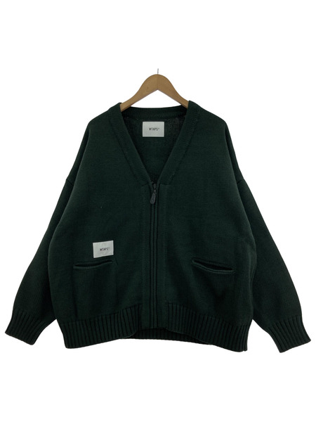 WTAPS 2022AW PALMER / SWEATER / ACRYLIC ジップカーディガン