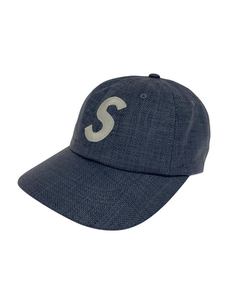 Supreme 22SS Raffia S Logo 6 Panel Cap ラフィアSロゴキャップ 青