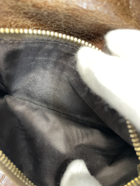 miumiu マテラッセ 3つ折りミドルウォレット 茶