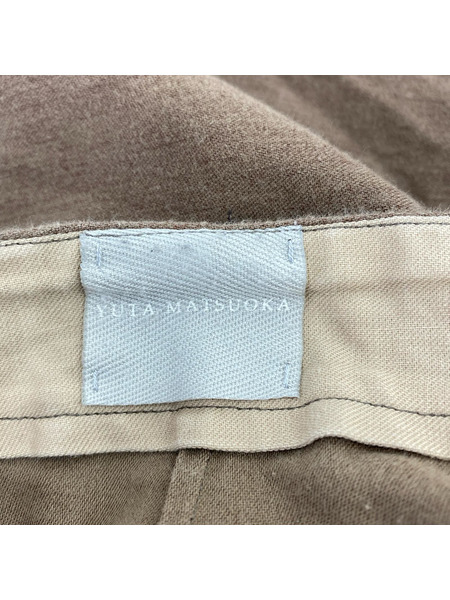 パンツ YUTA MATSUOKA  パンツ 茶