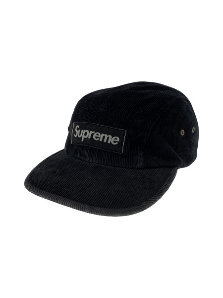 Supreme 24ss Corduroy Pocket Camp Cap ブラック[値下]