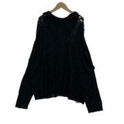 1017 ALYX 9SM パーカー 23AW ダメージパーカー L ブラック