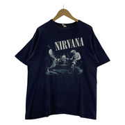 00s NIRVANA バンドTee L ネイビー anvil青タグ