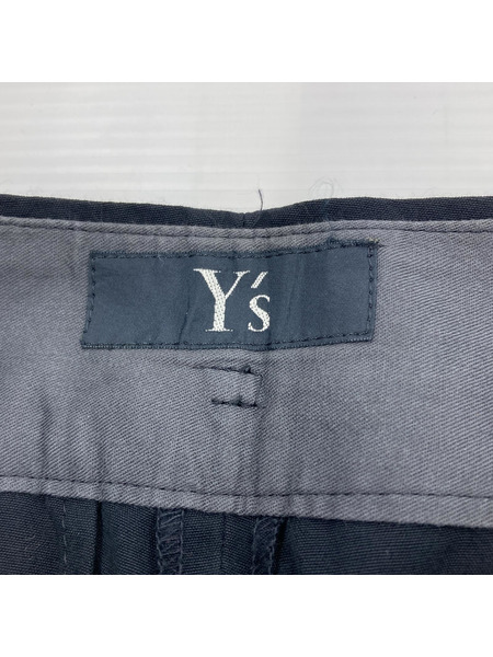 Y's ２タックパンツ　ブラック