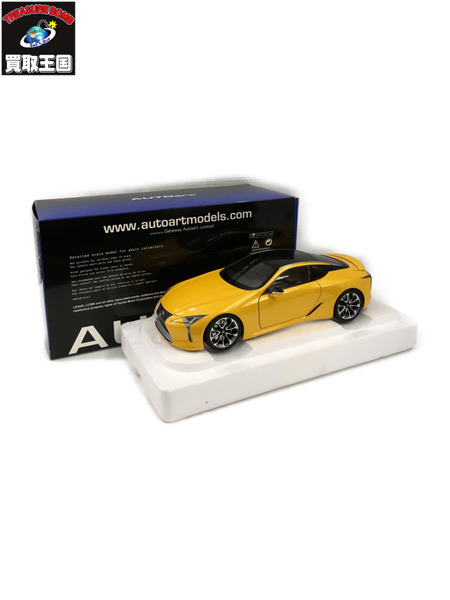 1/18 レクサス LC500(メタリック・イエロー)｜商品番号：2100212435398