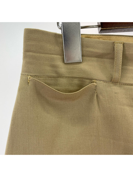 OLD・VINTAGE パンツ 50s ギャバジンスラックス ベージュ