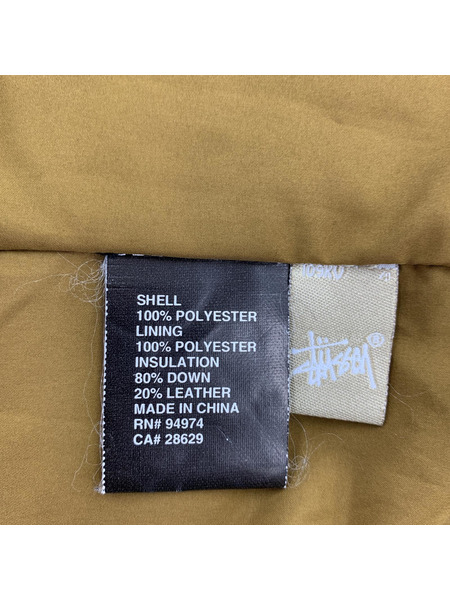 STUSSY 胸ワッペンダウンジャケット M