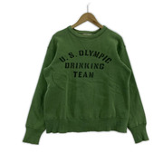 WAREHOUSE スウェット・トレーナー 緑 両V US OLYMPIC