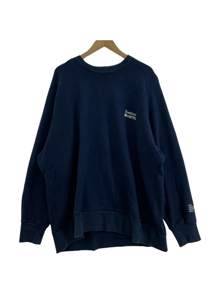 FreshService VIBTEX SWEAT CREW NECK PULLOVER NAVY スウェット M 紺[値下]