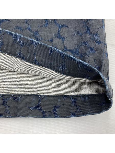 robe de chambre 総柄 スカート M インディゴ RE-S013
