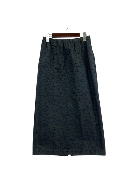 robe de chambre 総柄 スカート M インディゴ RE-S013