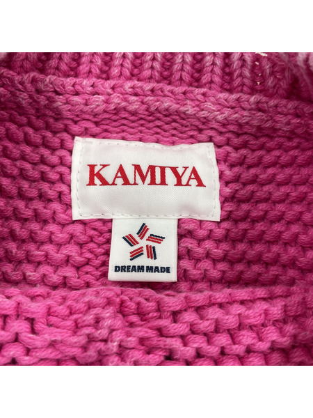 KAMIYA BORO Knit Sweater PNK