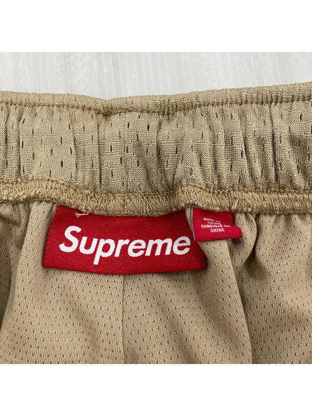 Supreme 25SS Small Box Baggy Mesh Short ゴールド