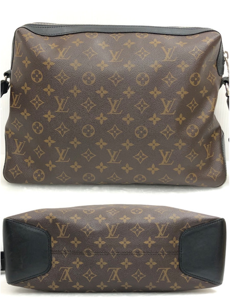 LV モノグラム・マカサー トーレス ショルダーバッグ M40387 ※ショルダー調整具に破損あり