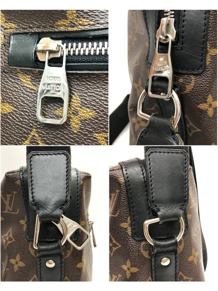 LV モノグラム・マカサー トーレス ショルダーバッグ M40387 ※ショルダー調整具に破損あり