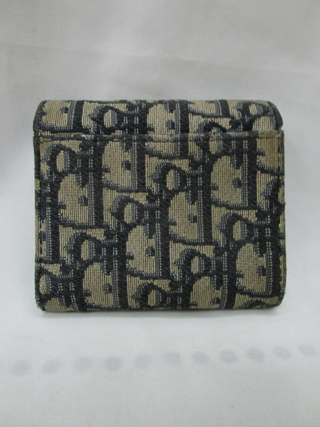 Dior オブリーク サドル Wホック財布 青