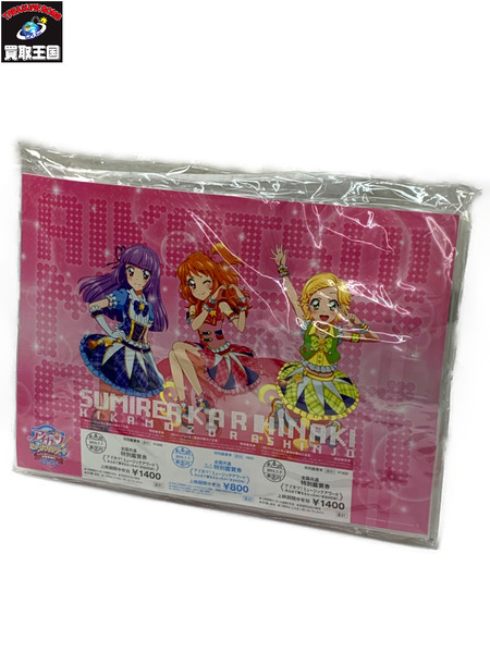 アイカツ! ミュージックアワード 前売特典タオル＆カードセット あかりVer. 未開封 みんなで賞をもらっちゃいまSHOW!