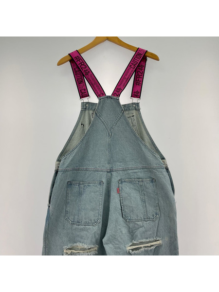 FR2 オールインワン・サロペット デニムオーバーオール 青