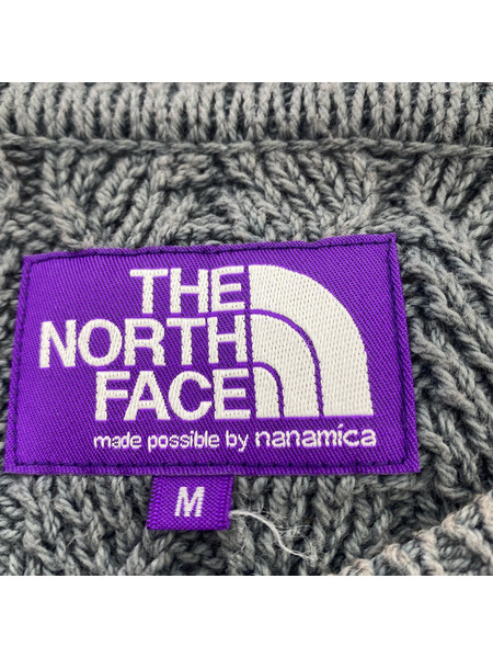THE NORTH FACE PURPLE LABEL/FIELD CREW NECK SWEATER/M