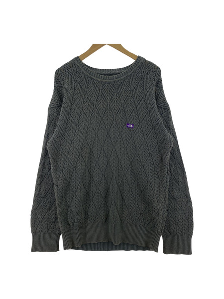 THE NORTH FACE PURPLE LABEL/FIELD CREW NECK SWEATER/M