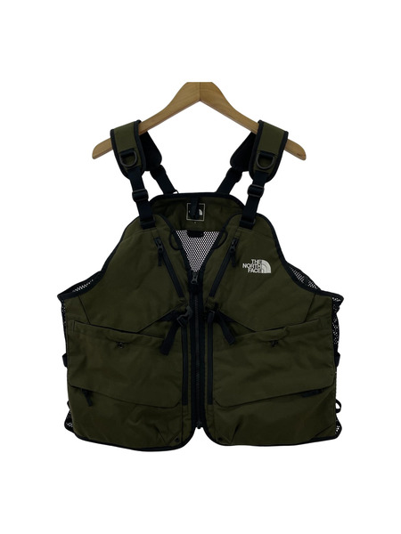 THE NORTH FACE Gear Mesh VEST SG L カーキ NP22330