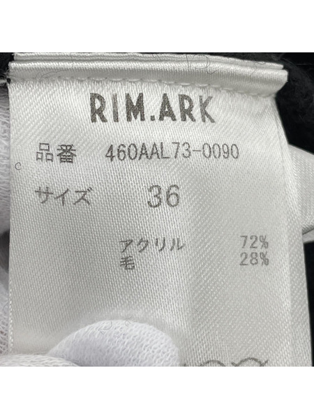 RIM.ARK リラックスニットセットアップ ブラック