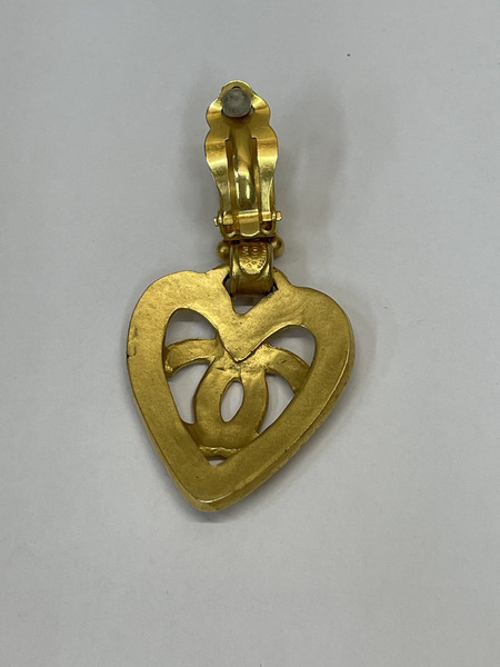 CHANEL 95P スプリングコレクション ココマーク  ハート モチーフ イヤリング