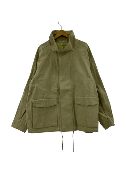 AURALEE 24SS WASHED HARD TWIST CANVAS BLOUSON ジャケット ベージュ
