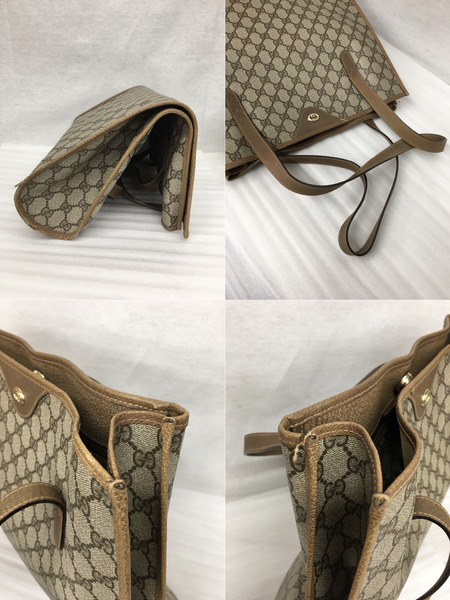 トートバッグ OLD GUCCI GG PVC トートバッグ 40.02.998