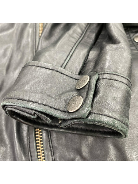 DIESEL レザージャケット Leather Jacket BLK M