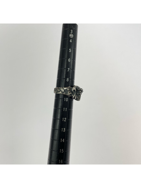 リング・指輪 Mad Graffiti 925シルバー スカル リング #9