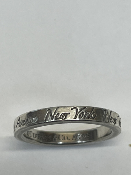 Tiffany＆Co. ノーツナローバンドリング ＃9