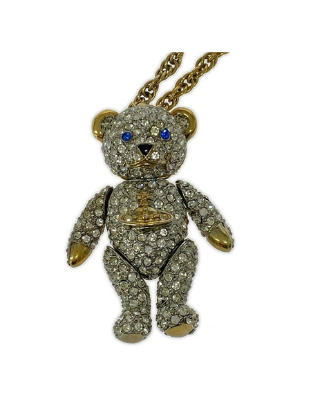 Vivienne Westwood Crystal Teddy Pendant テディベアペンダント