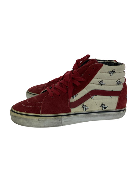 VANS×Supreme SK8 Hi Flies 26.5 赤