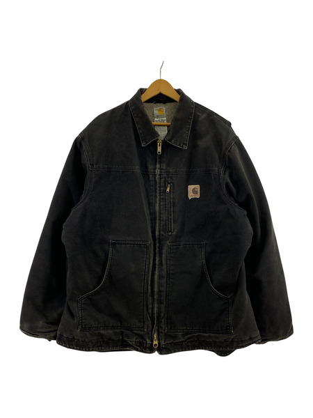 Carhartt/SHERPA LINED ダックジャケット/2XL/BLK