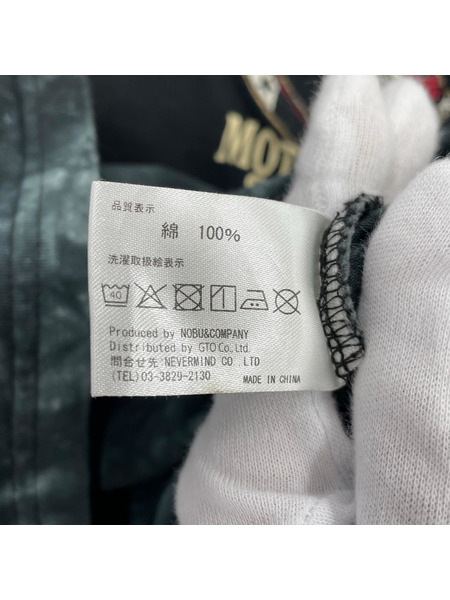 VANSON 長袖Tシャツ・カットソー デスラビット 刺繍 (M)