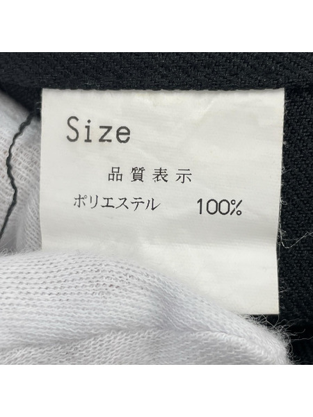 CYbER dYNE 裾ジップ サルエルパンツ 黒 (W35)