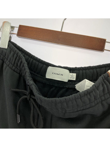 ラグ衣料ソノ他 COACH サイドラインワイドスウェットパンツ S ブラック