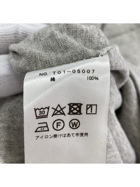 COMOLI 空紡天竺 半袖Tシャツ 3 グレー サイズ3 グレー T01-05007