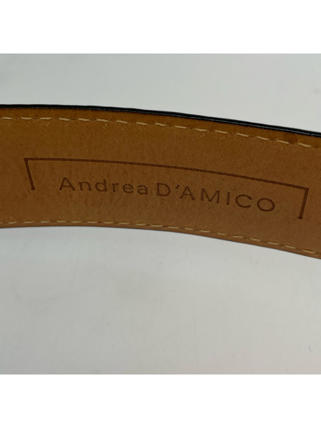 ソノ他 andrea d'amico クロコレザーベルト