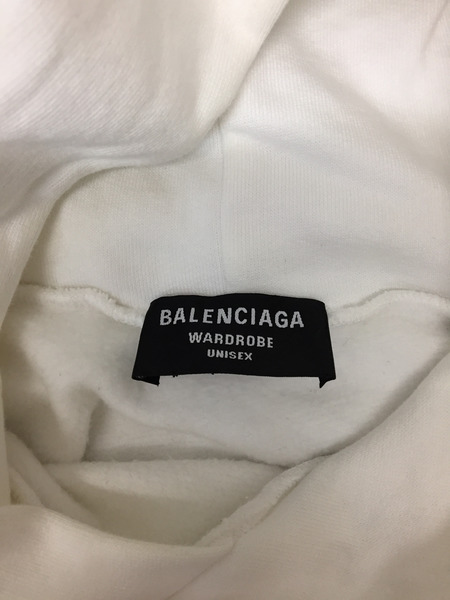 BALENCIAGA 21SS Corporate Hoodie コーポレートフーディ 刺繍パーカー XXS