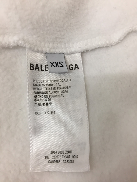 BALENCIAGA 21SS Corporate Hoodie コーポレートフーディ 刺繍パーカー XXS