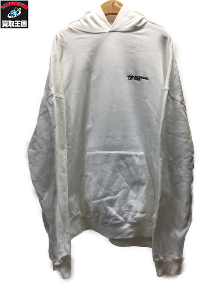 BALENCIAGA 21SS Corporate Hoodie コーポレートフーディ 刺繍パーカー XXS