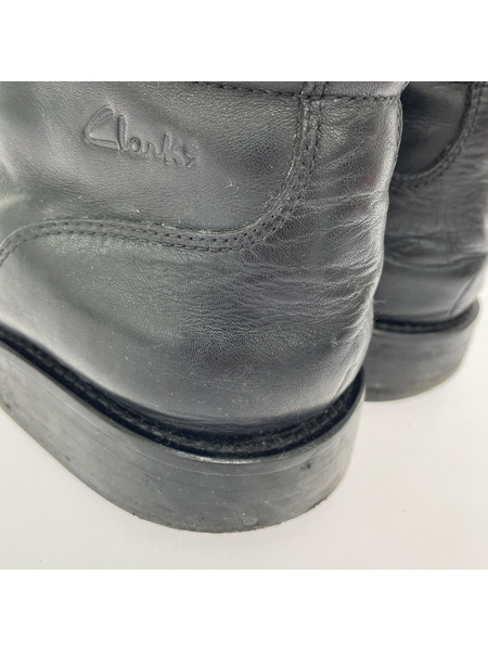 Clarks レザーチャッカシューズ 黒 27cm