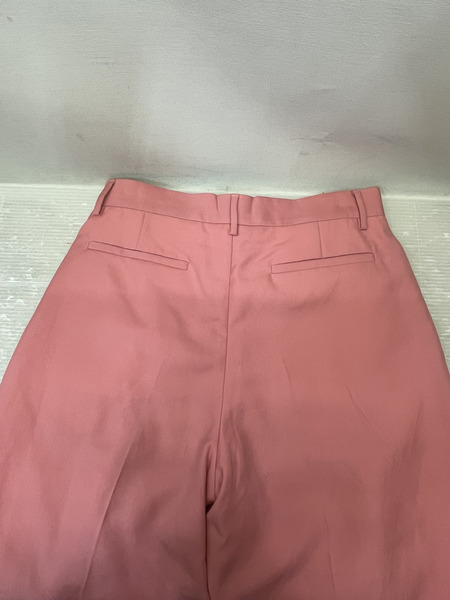 LOEWE 2タック ワイドスラックス 44 ピンク