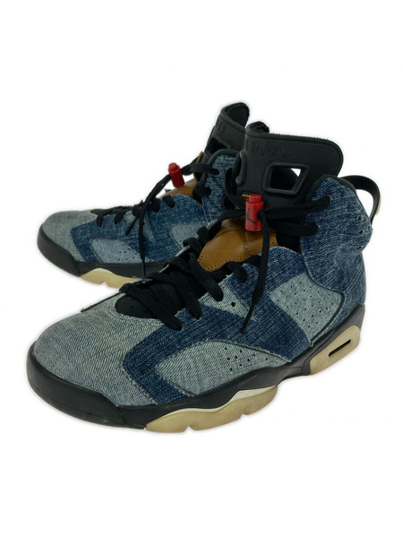 NIKE スニーカー Jordan 6 Washed Denim 28cm IND