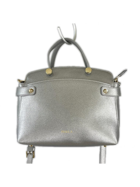 FURLA ショルダーバッグ 2WAY グレー