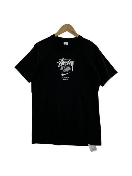 NIKE×STUSSY International Beach Crew TEE S WHT